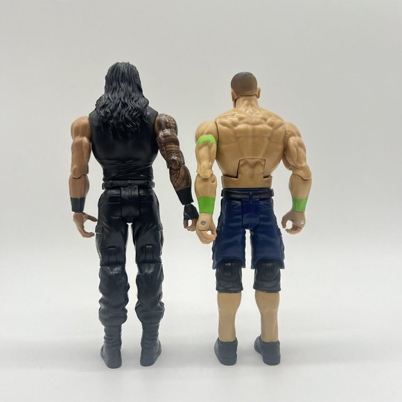 Mattel WWE Roman Reigns Big Dog Basic Series 86 & John Cena Battlepack Wrestling - Picture 4 of 4
